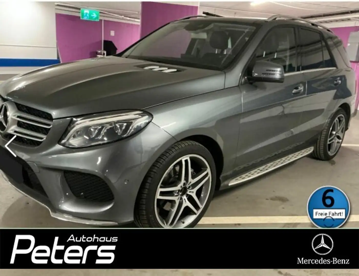 Mercedes-Benz GLE 350 GLE 350 d AMG Line 4Matic 360°/Pano/Airm/AHK Navi Grey - 1