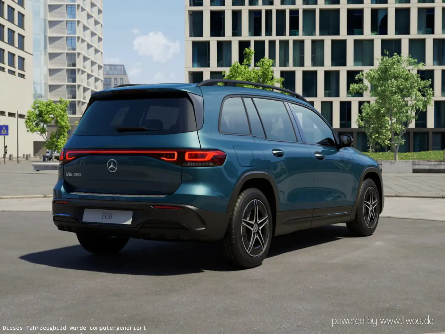 Mercedes-Benz EQB 250 EQB 250 *AMG*NIGHT*STHZ*360°KAM*PANO* AMG Line Blau - 2