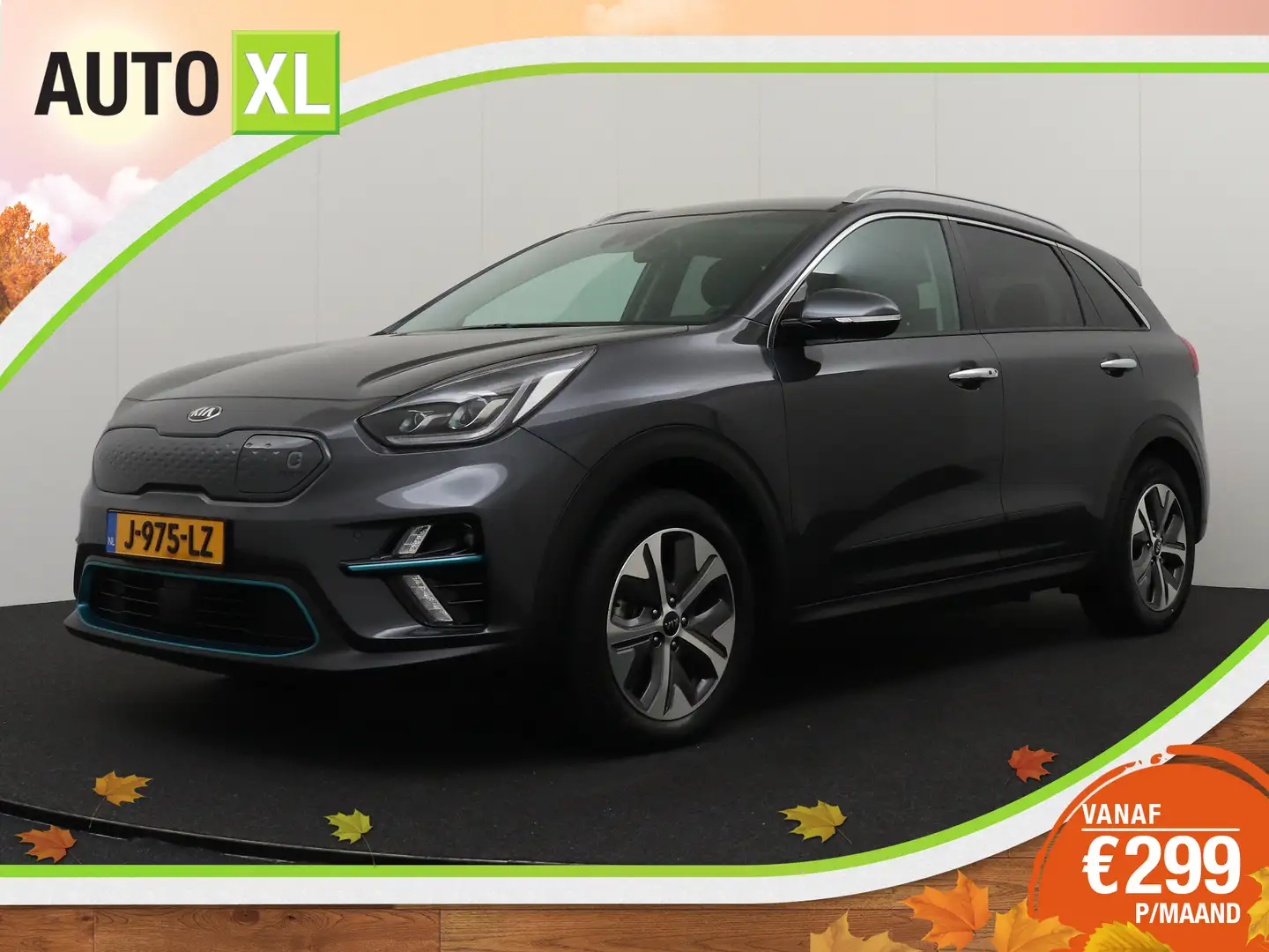 Kia e-Niro ExecutiveLine 64kWh Warmtepomp Leder Stoelventilat Gris - 1