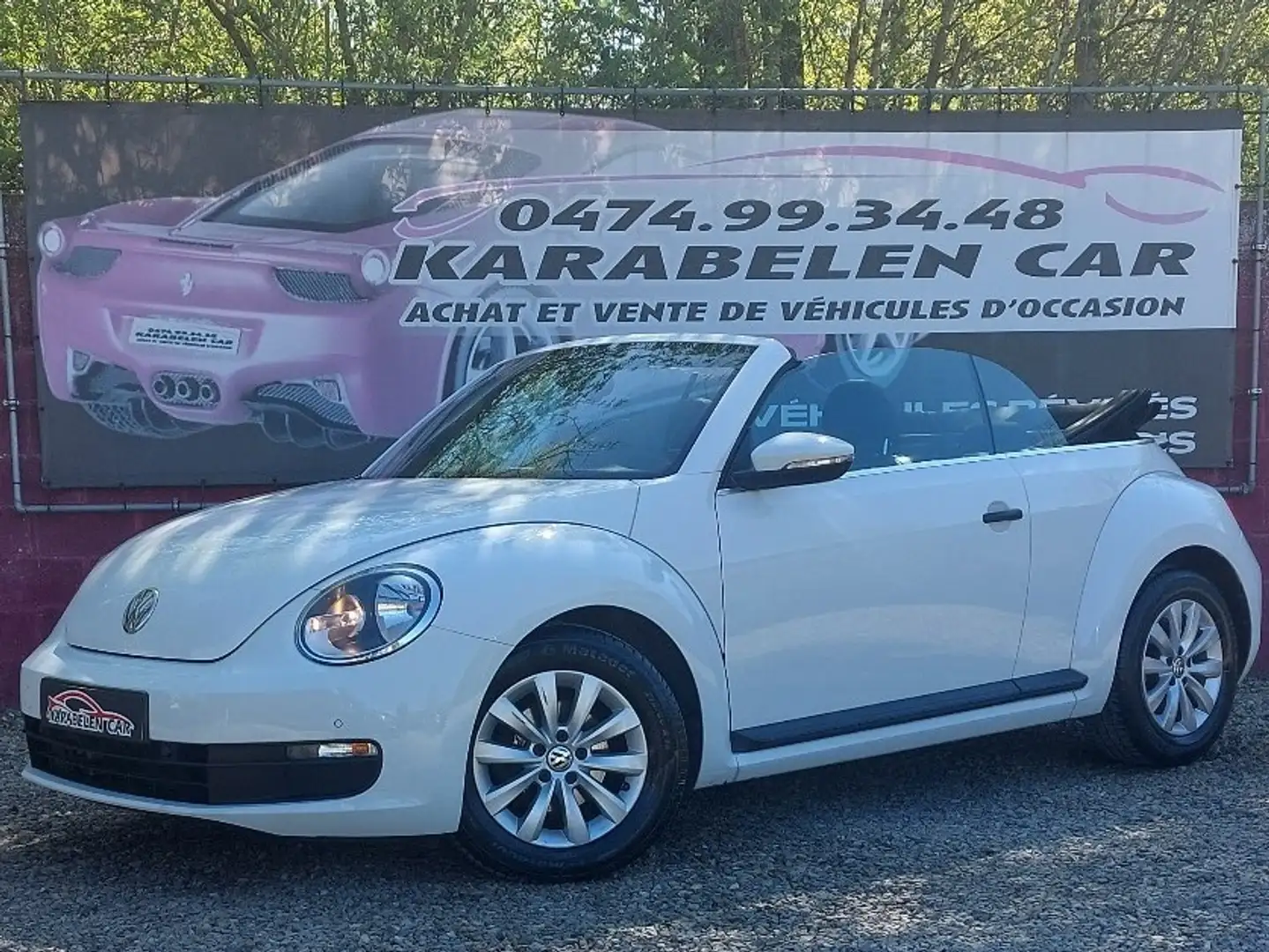 Volkswagen Beetle Cabriolet 1.2TSI Käfer SENSOR AV/AR 95.607KM Wit - 1