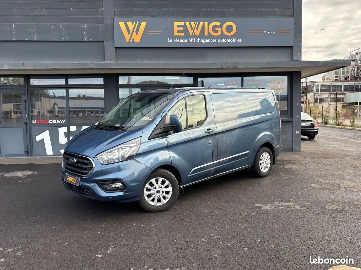 Ford Transit Custom transit fg 270 2.0 130ch l1h1 limited start & stop sièges chauffants apple carplay boite auto Bleu - 1