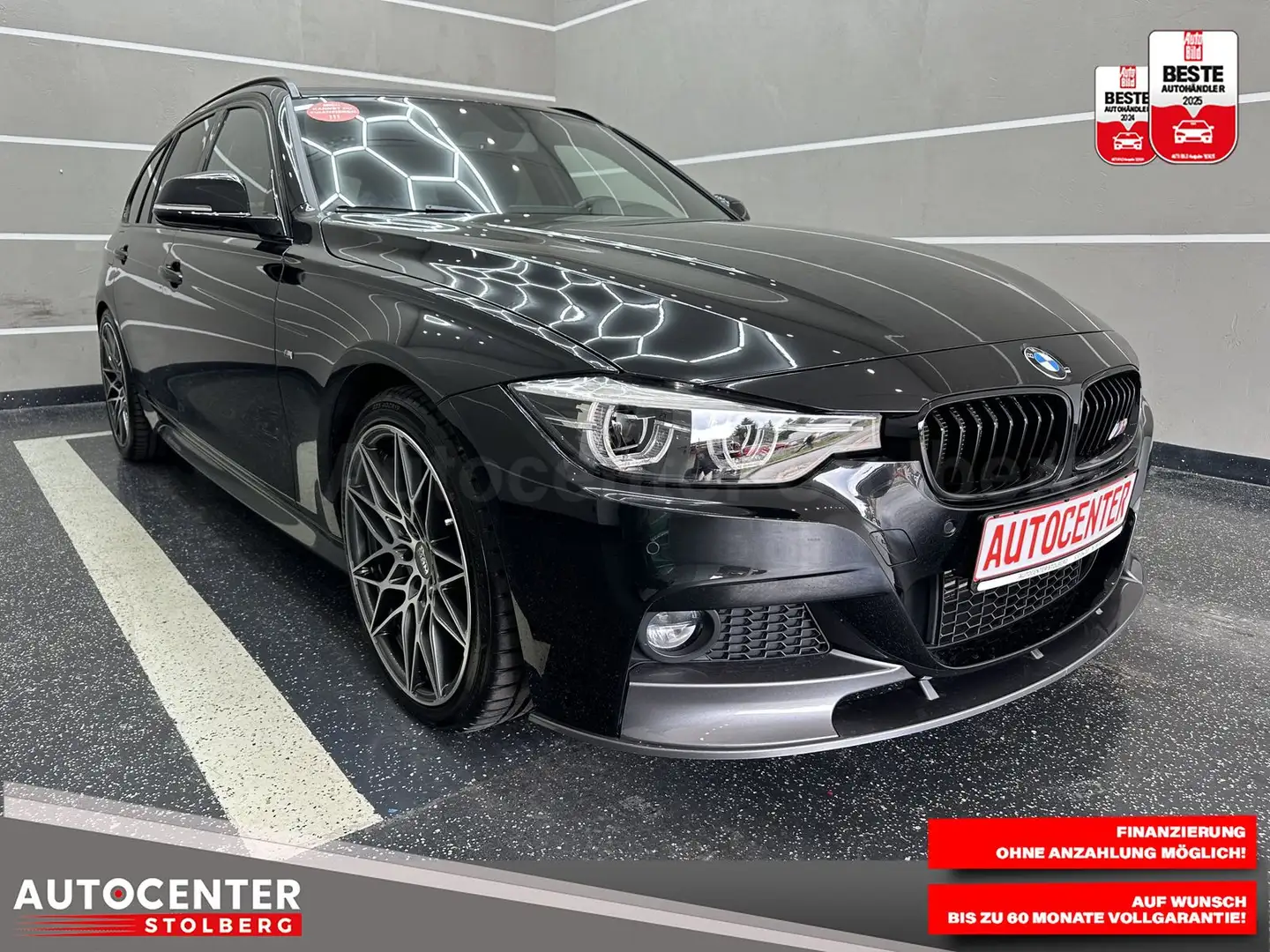 BMW 320 320 d M Sport Shadow " M PACKET-NAVI-LEDER" Black - 2