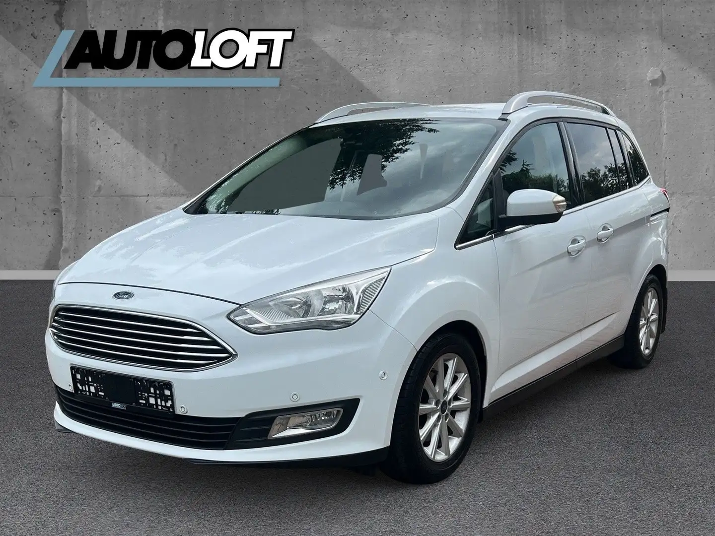 Ford Grand C-Max Grand C-MAX Titanium ZAHNRIEM NEU/PDC/TEMP./2H. Blanc - 1