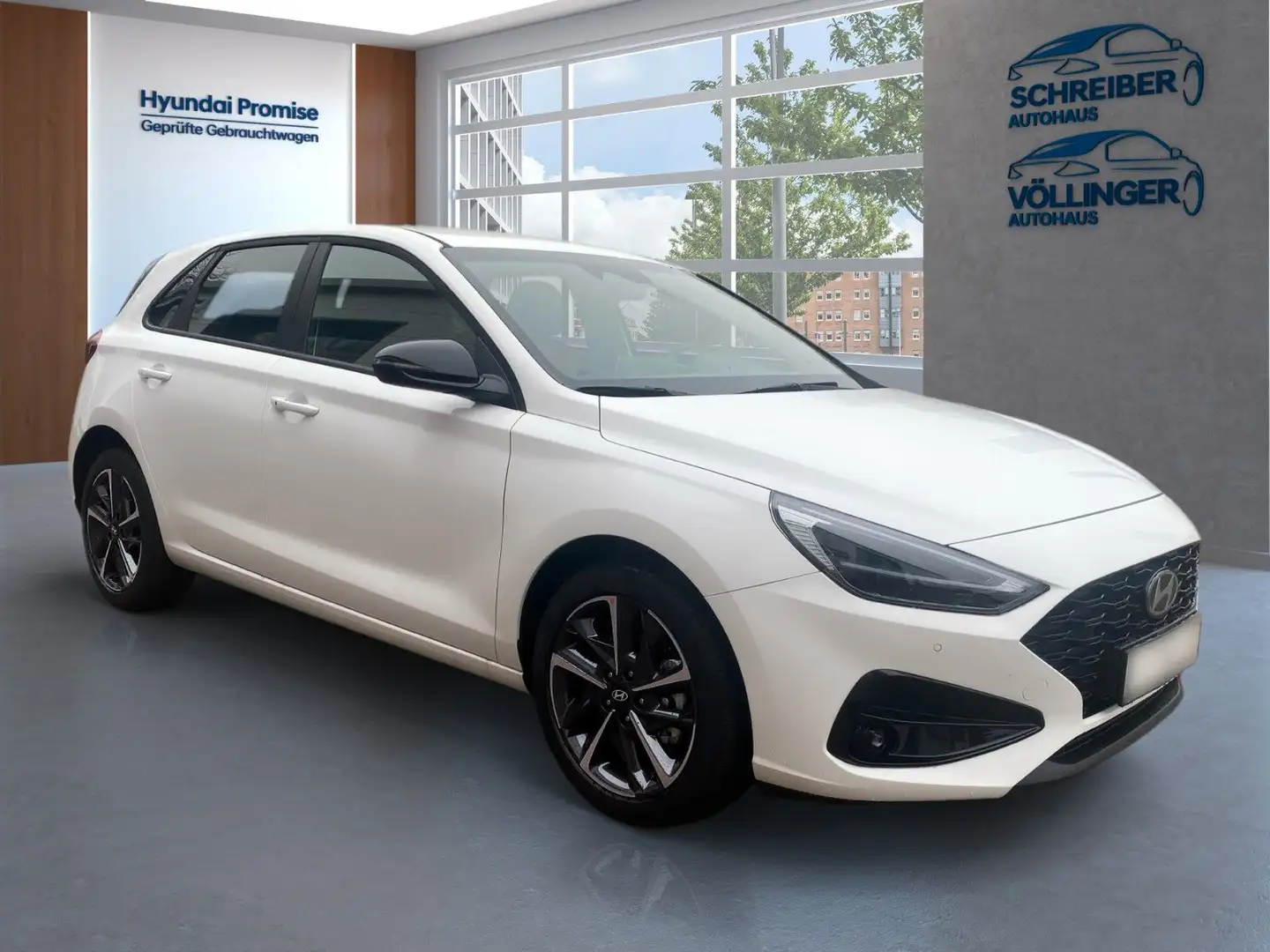 Hyundai i30 Advantage 140PS 7-DCT Navi/LED/Sitzheizung Weiß - 2
