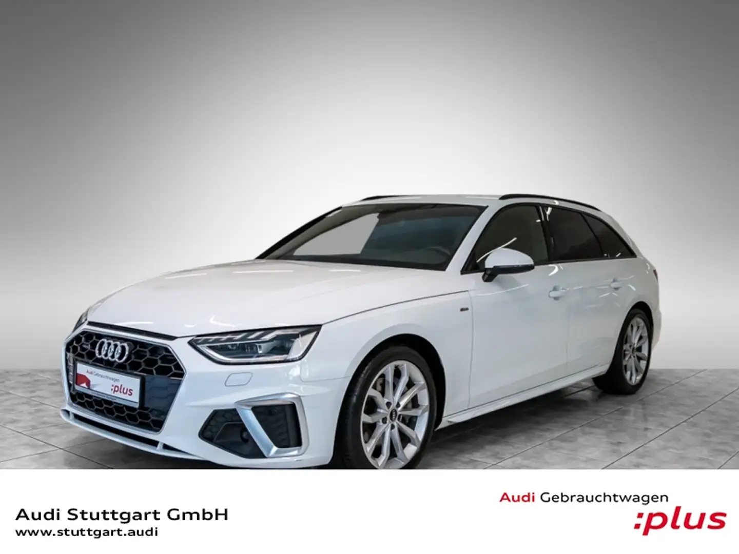 Audi A4 Avant 40 TFSI quattro S line AHK Matrix Kamera Blanc - 1