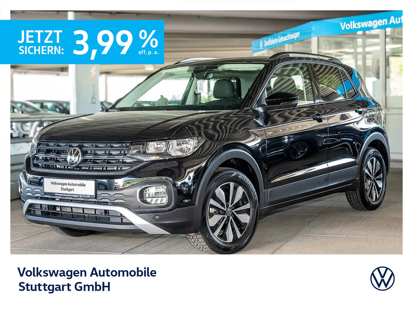 Volkswagen T-Cross Move 1.0 TSI DSG Navi PDC SHZ Schwarz - 1