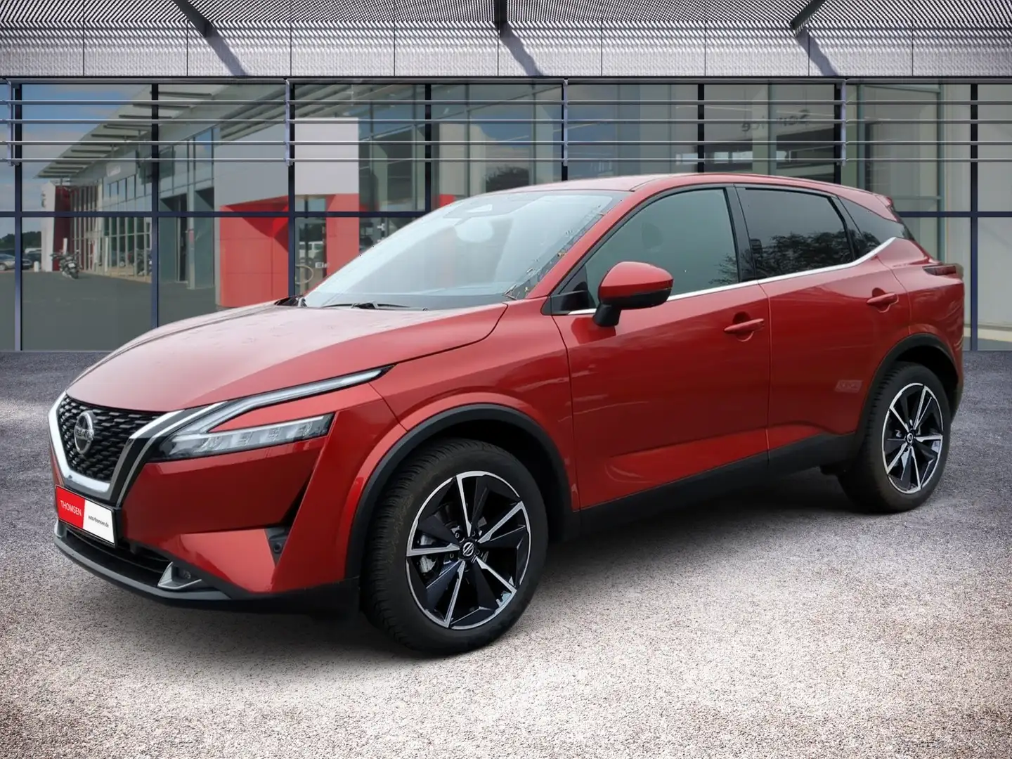 Nissan Qashqai 1.3 DIG-T MHEV Tekna AHK+ACC+AUT+LED+360 Orange - 1