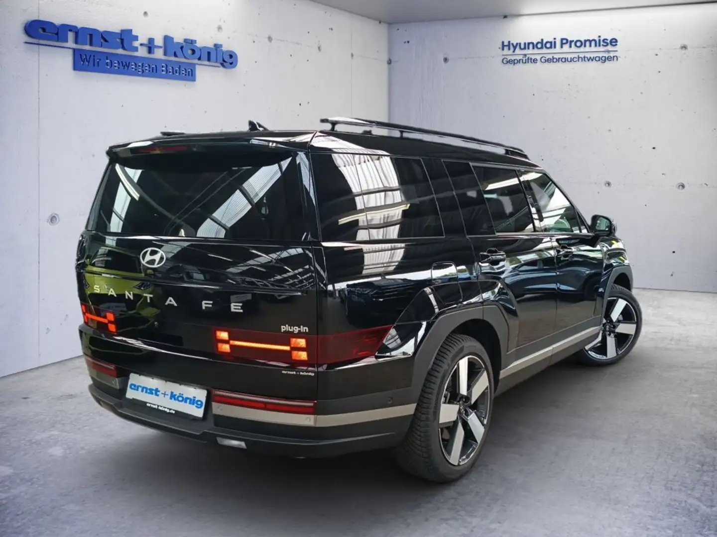 Hyundai SANTA FE 1.6 Plugin-Hybrid 4WD Signature *ACC* Schwarz - 2