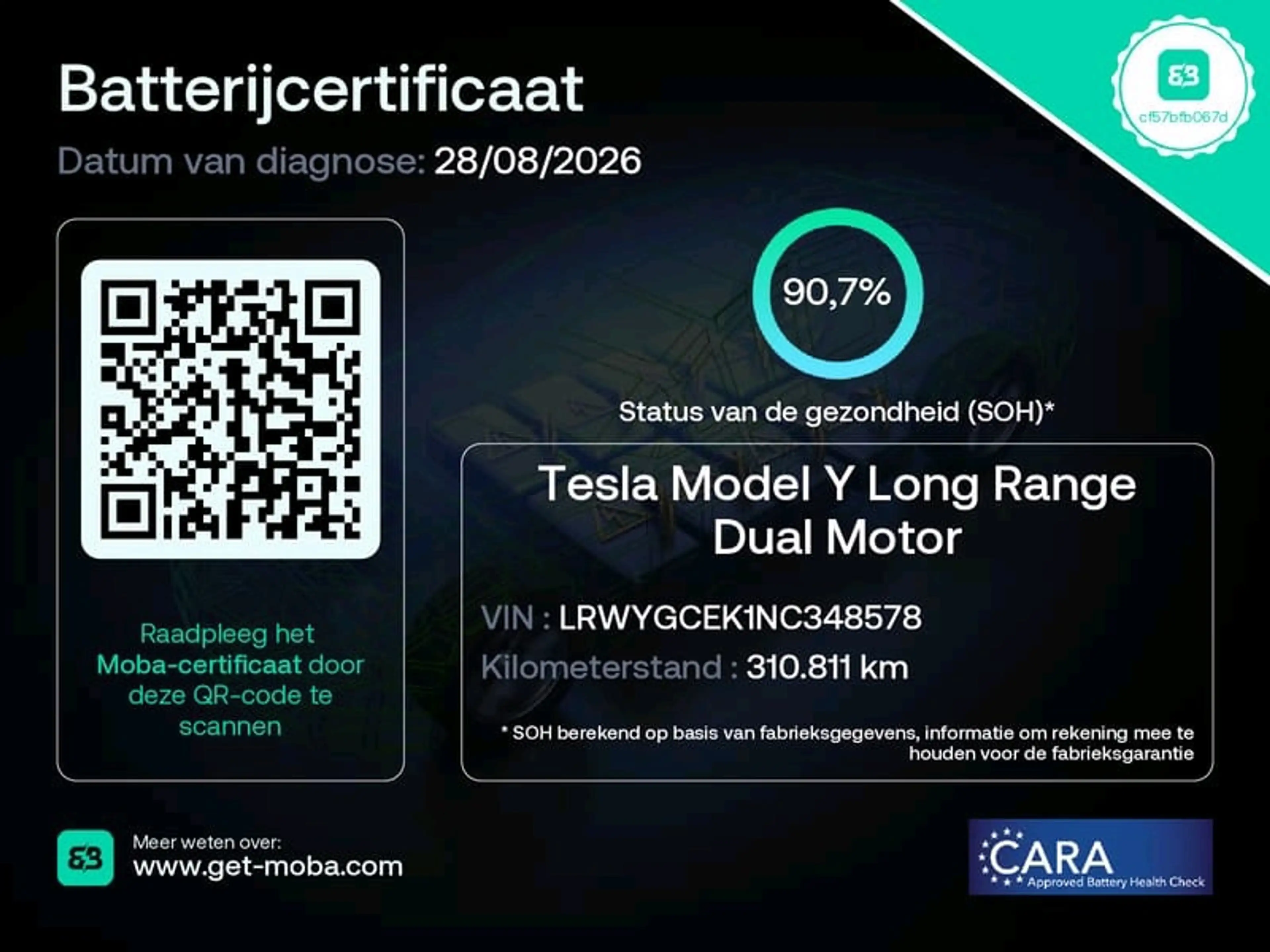 Tesla Model Y 75 kWh 351pk Long Range AWD | SOH 90% | Incl. 24 M — photo 6