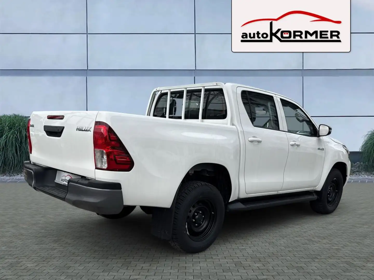 Toyota Hilux 2.8 Double Cab Schalter,CarPlay,ACC,Sitzhzg,Kamera Weiß - 2