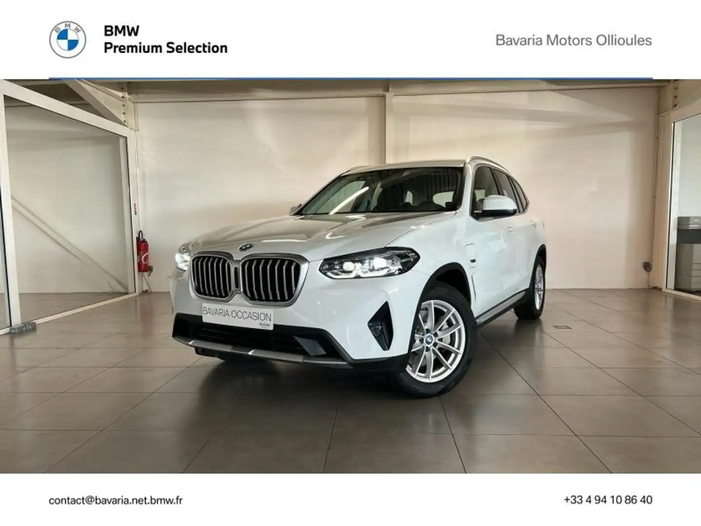 BMW X3 xDrive30e 292ch xLine Blanc - 1