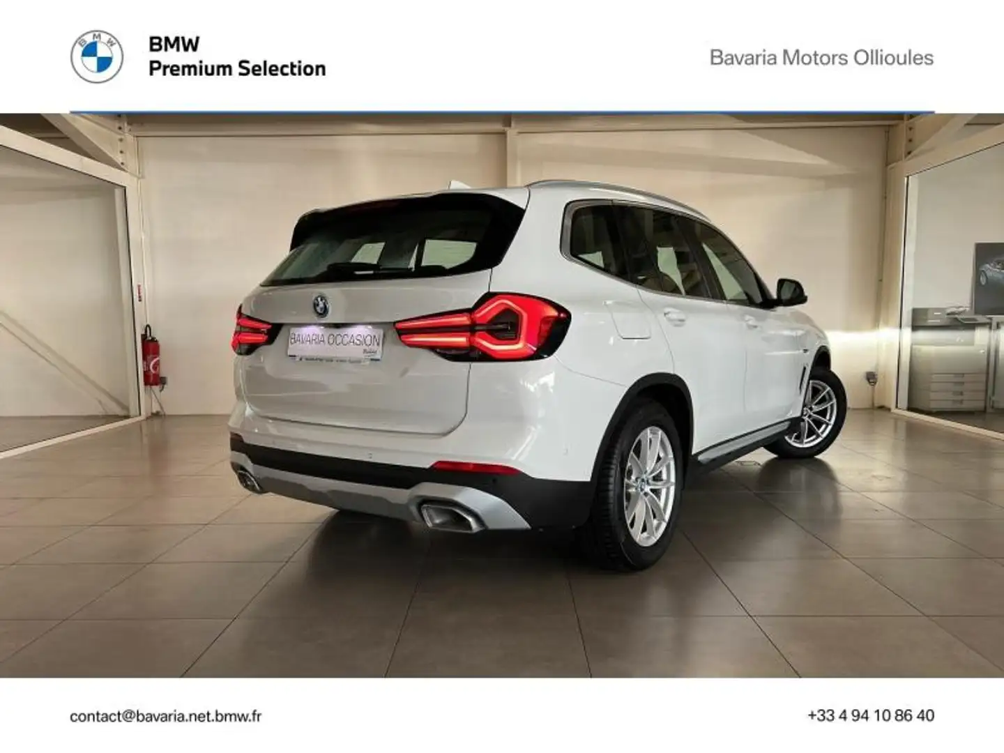 BMW X3 xDrive30e 292ch xLine Blanc - 2