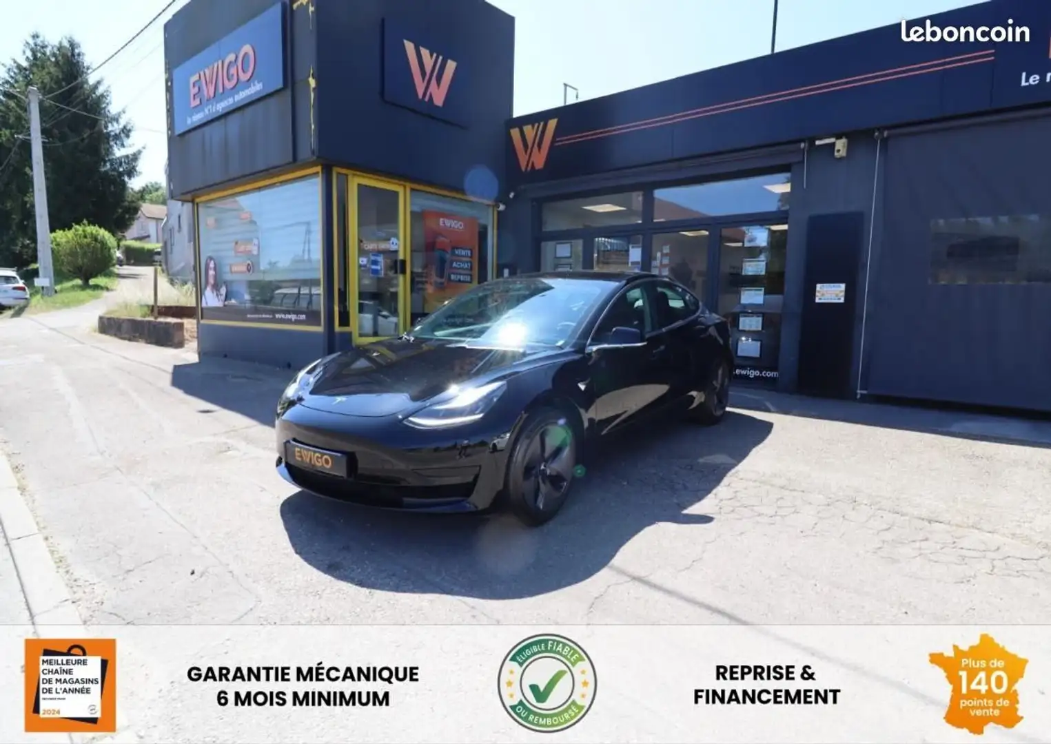Tesla Model 3 ELECTRIC 275 CH 50KWH STANDARD-PLUS BVA+ AUTOPILOT Negro - 1
