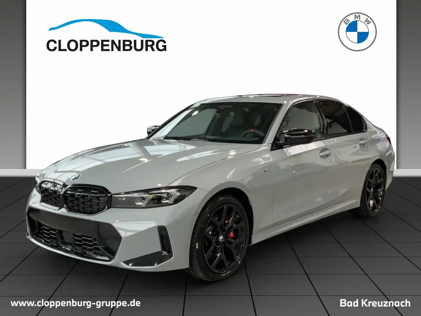 BMW 340 M340d xDrive M Sport Head-Up+Pano+LED+H&K+Shz Grau - 1
