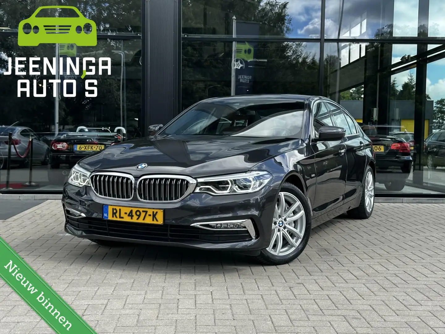 BMW 540 5-serie 540i High Executive Grijs - 1