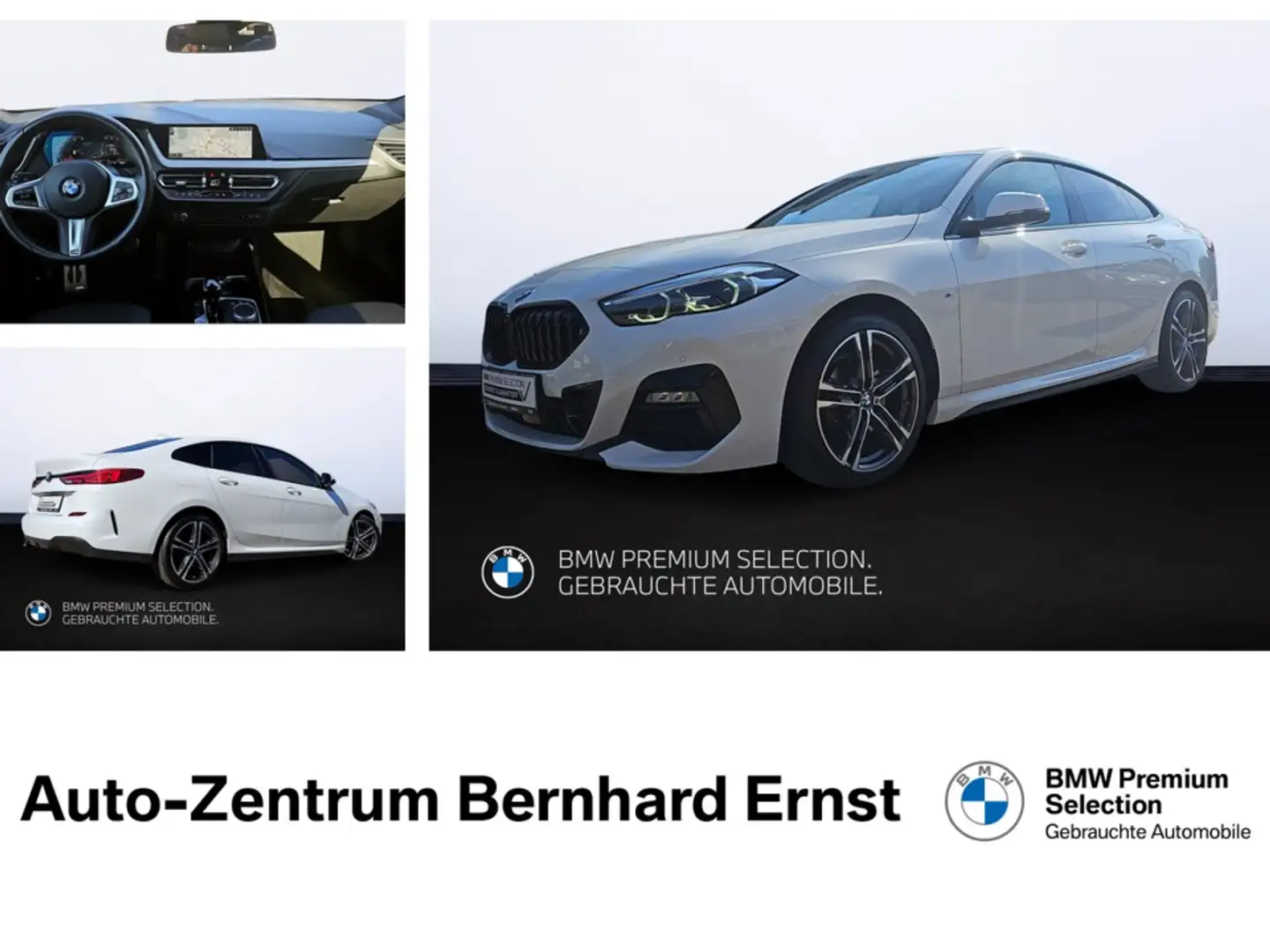 BMW 218 i Gran Coupe M Sport Sportsitze PDC Blanc - 1