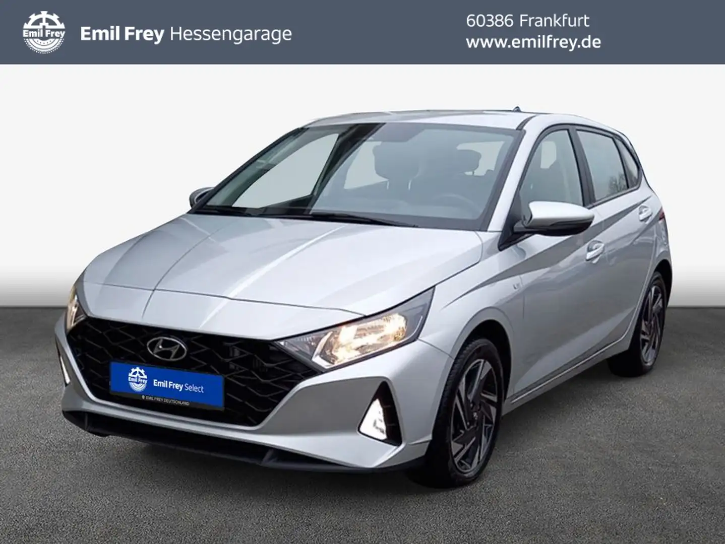 Hyundai i20 1.0 T-GDI 48V-Hybrid DCT Trend Silber - 1