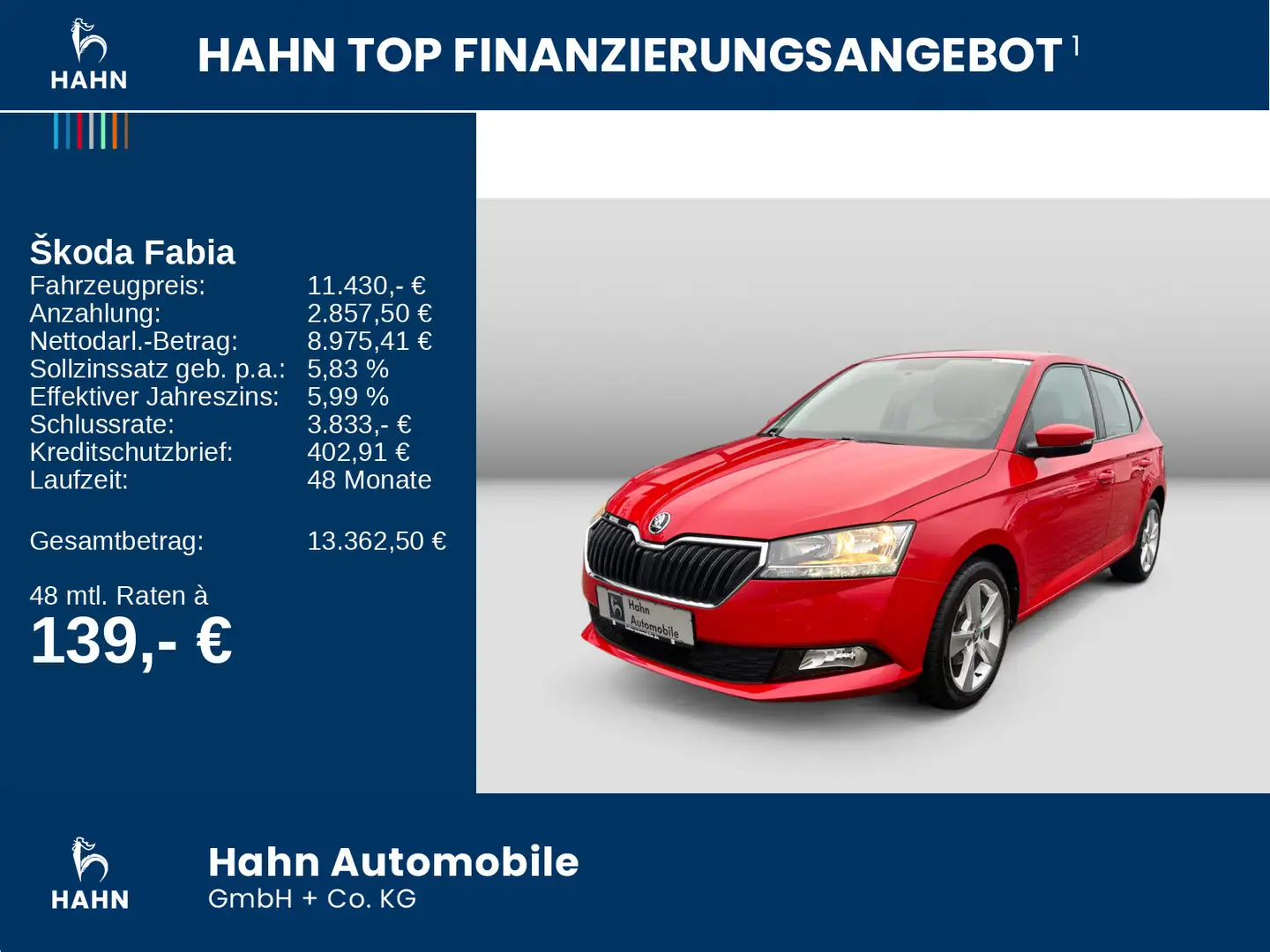 Skoda Fabia 1.0MPI Cool Plus Klima SHZ DAB PDC FSE Rood - 2