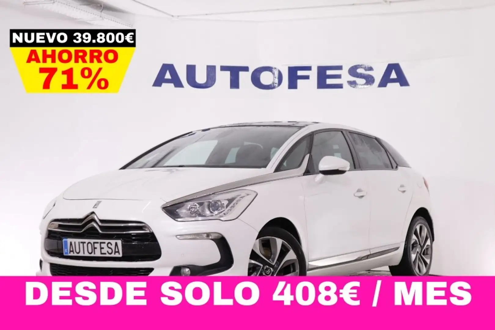 DS Automobiles DS 5 2.0 HDI STYLE 163CV 5P # TECHO DOBLE, NAVY, PARKTR Blanc - 1