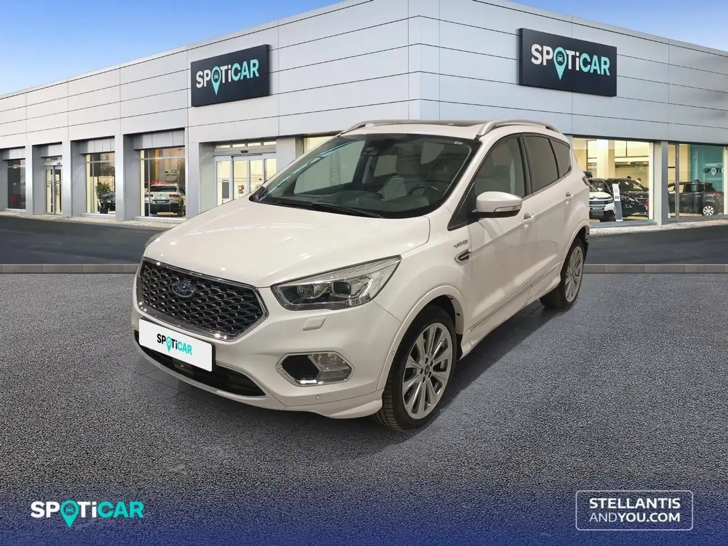 Ford Kuga 2.0TDCi Titanium 4x4 Powershift 150 Wit - 1