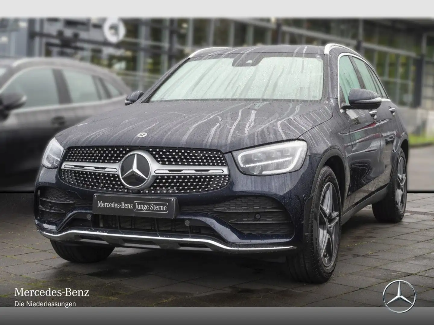 Mercedes-Benz GLC 200 4M AMG+360+AHK+LED+SPUR+TOTW+KEYLESS+9G Blau - 2