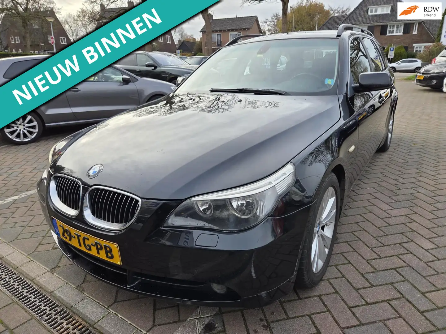 BMW 523 5-serie Touring 523i Executive NETTE AUTO RIJDT EN Noir - 1