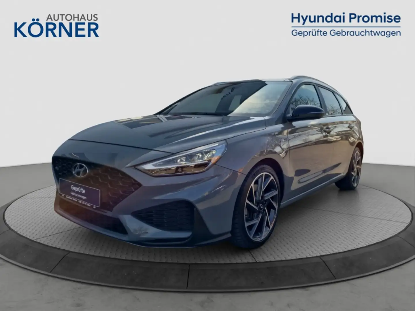 Hyundai i30 N-LINE 1.5 T-GDi (+48V) *PANAROMA*LED*CARPLAY*CAM* Grau - 2