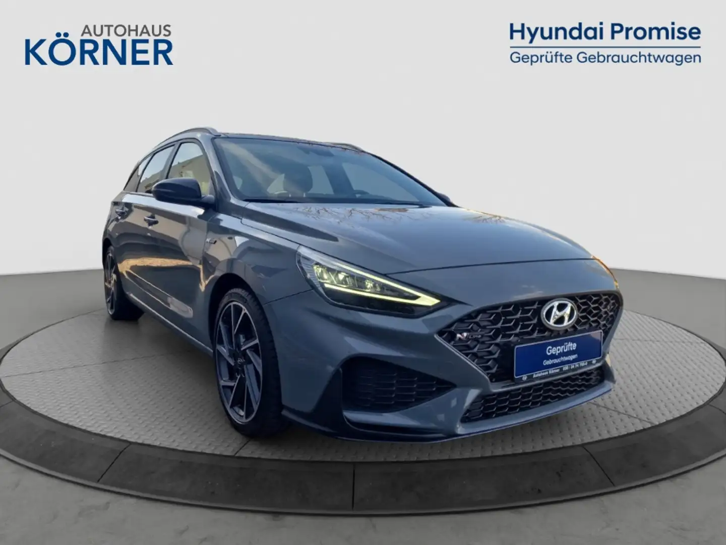 Hyundai i30 N-LINE 1.5 T-GDi (+48V) *PANAROMA*LED*CARPLAY*CAM* Grau - 1