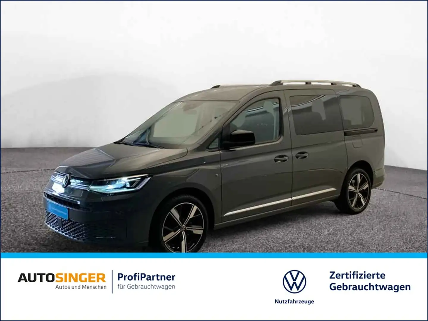 Volkswagen Caddy Maxi Style TDI DSG 7S *NAVI*R-CAM*AHK*ACC* Grau - 1