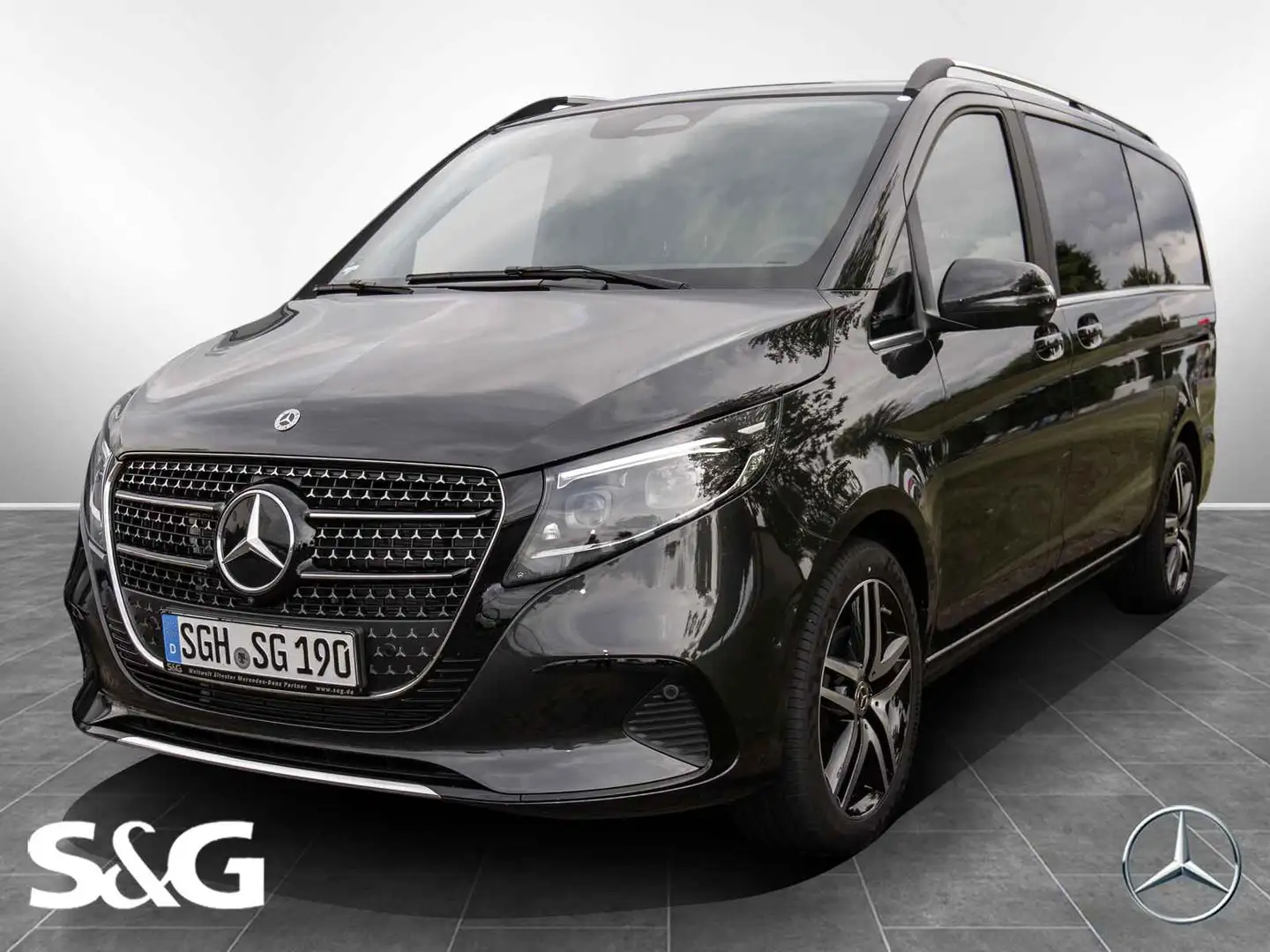 Mercedes-Benz V 300 d AVANTGARDE Lang MBUX+360°+AHK+Easy-Pack+ Grau - 1