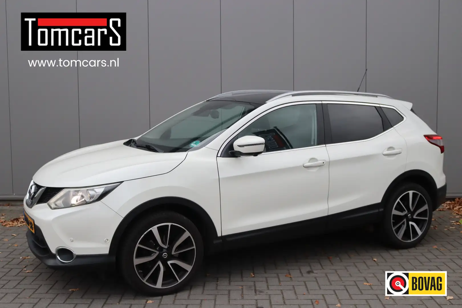 Nissan Qashqai 1.6DIG-T 163PK Tekna Trekhaak-1500KG/Leder/Pano-da Blanco - 1