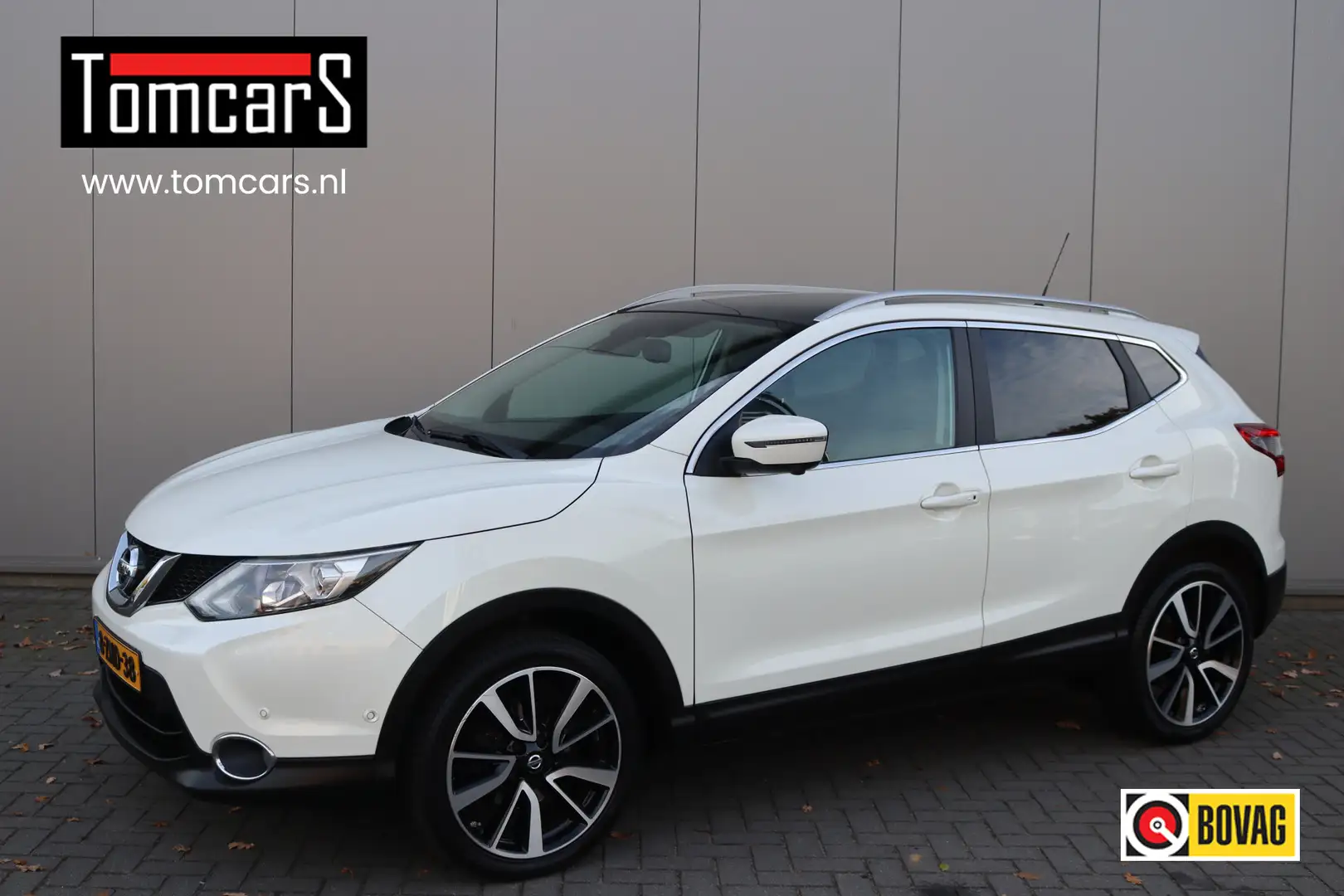 Nissan Qashqai 1.6DIG-T 163PK Tekna Trekhaak-1500KG/Leder/Pano-da Weiß - 1