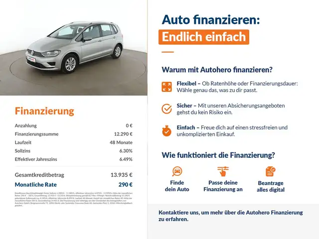 Volkswagen Golf Sportsvan view 2