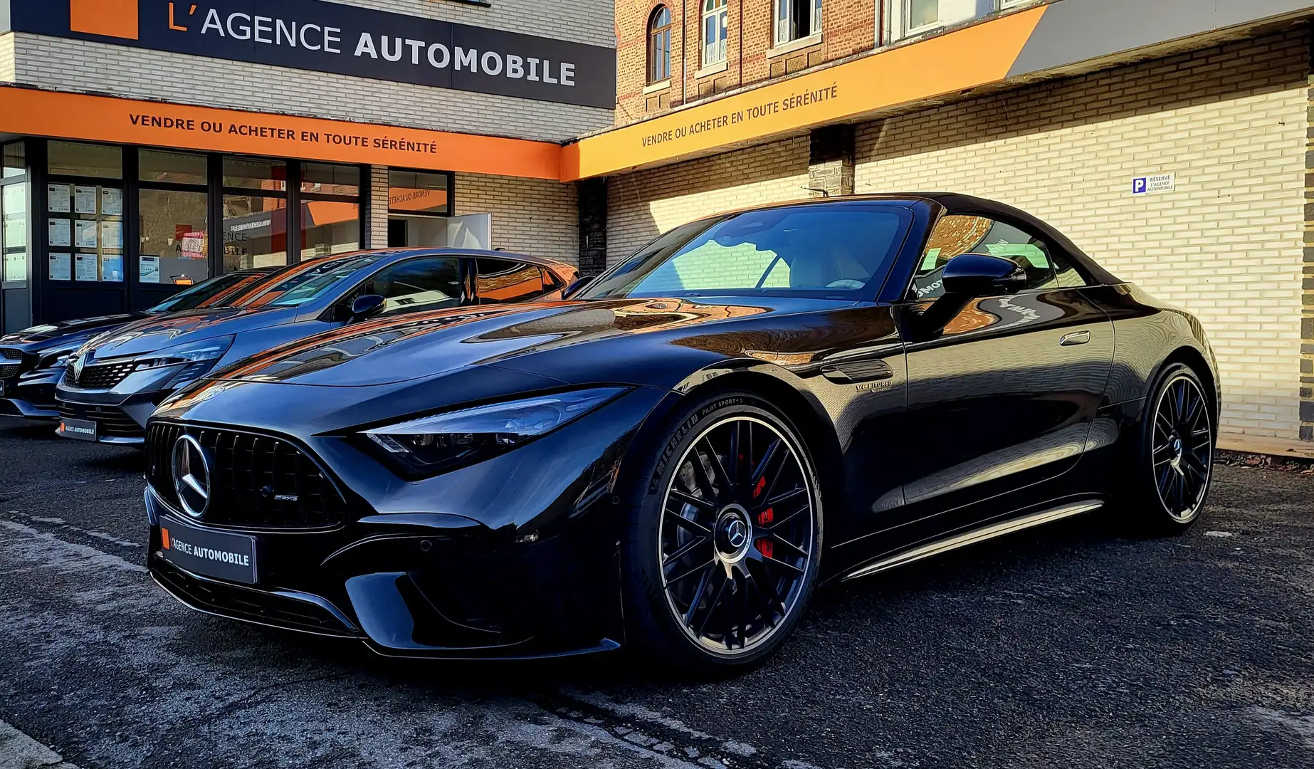 Mercedes-Benz SL 55 AMG Roadster 4-Matic+ PPF MANUFAKTUR AIRSCARF GARANTIE Noir - 2