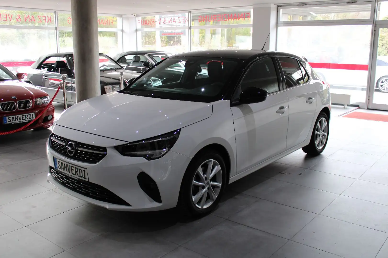 Opel Corsa 1.2 TURBO ELEGANCE LEDER NAVI LED I.HAND Blanc - 1