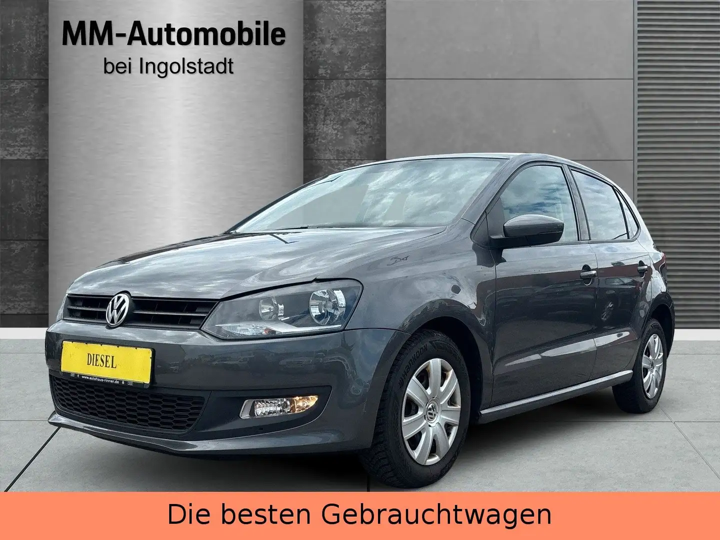 Volkswagen Polo V Team-EURO5-TÜV NEU-KLIMA-TOP ZUSTAND Gris - 1