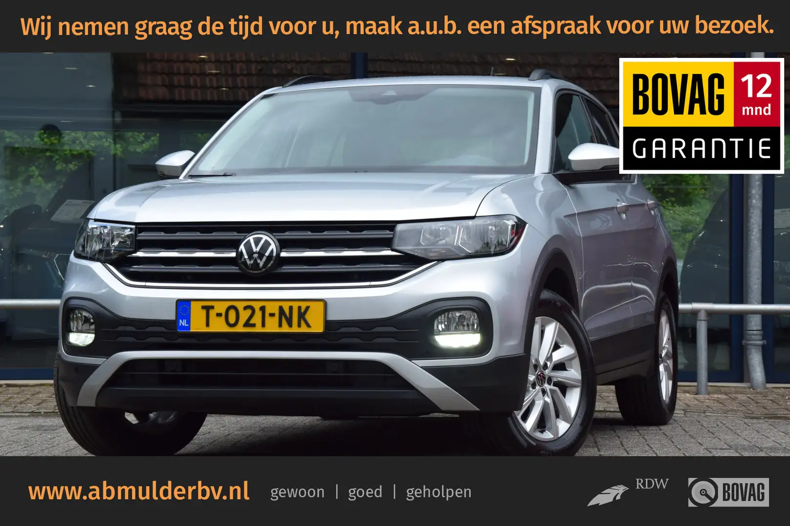 Volkswagen T-Cross 1.0 TSI Life | Org. NL | Fabrieksgarantie 7-2027 | Gris - 1