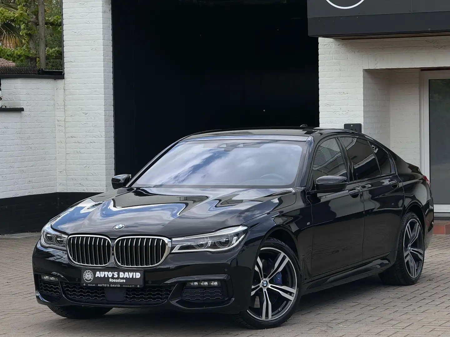 BMW 750 dXA/ 22.950 EURO PRIJS HANDELAAR OF EXPORT Noir - 1