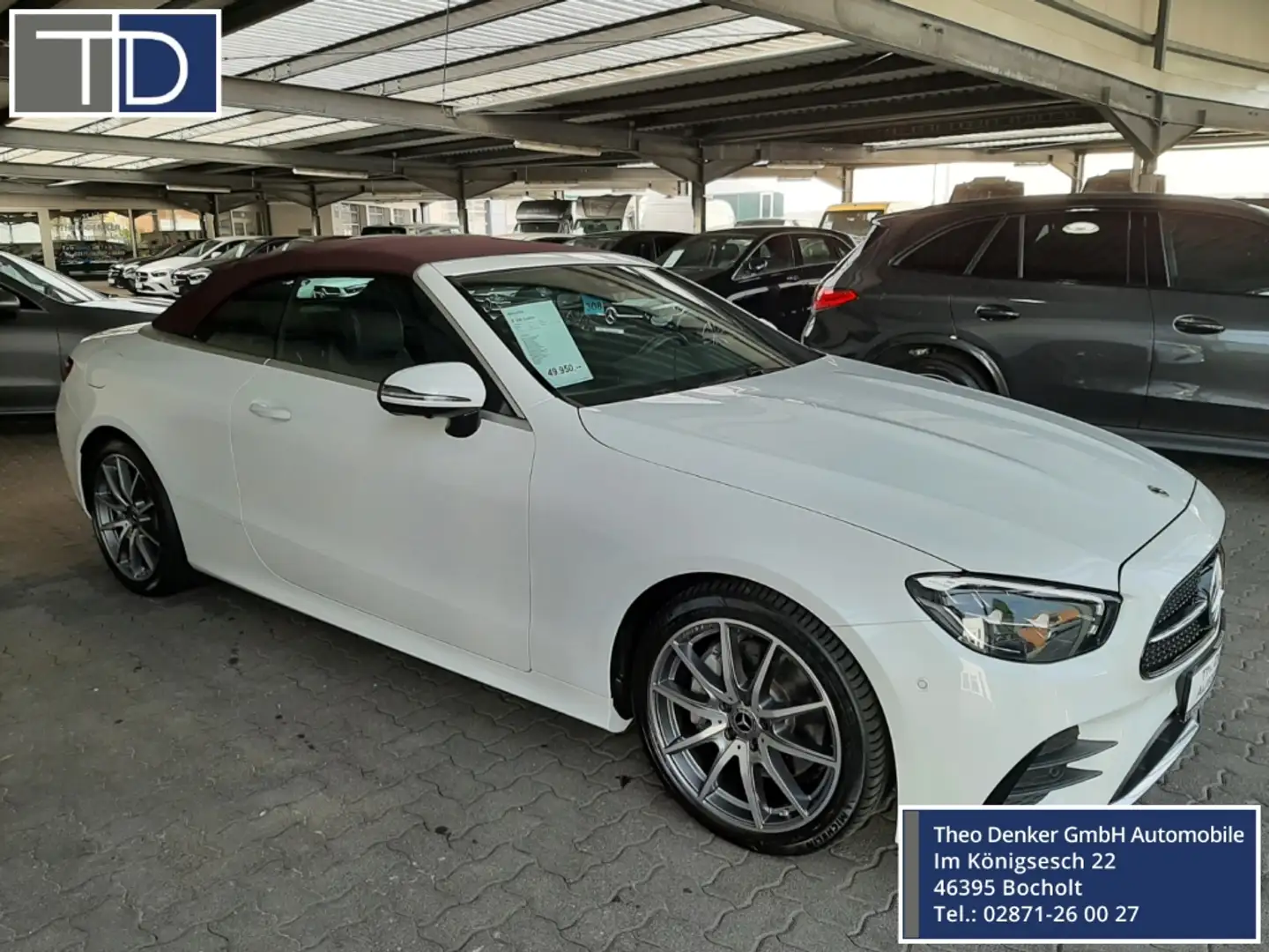 Mercedes-Benz E 200 Cabrio AMG Line 360° Weiß - 1