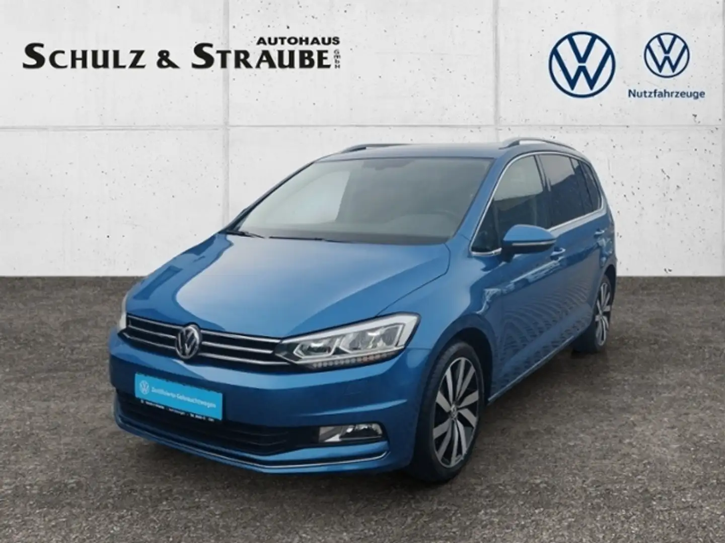 Volkswagen Touran 1.4 TSI Highline BMT/Start-Stopp KLIMA LED ALU Bleu - 1
