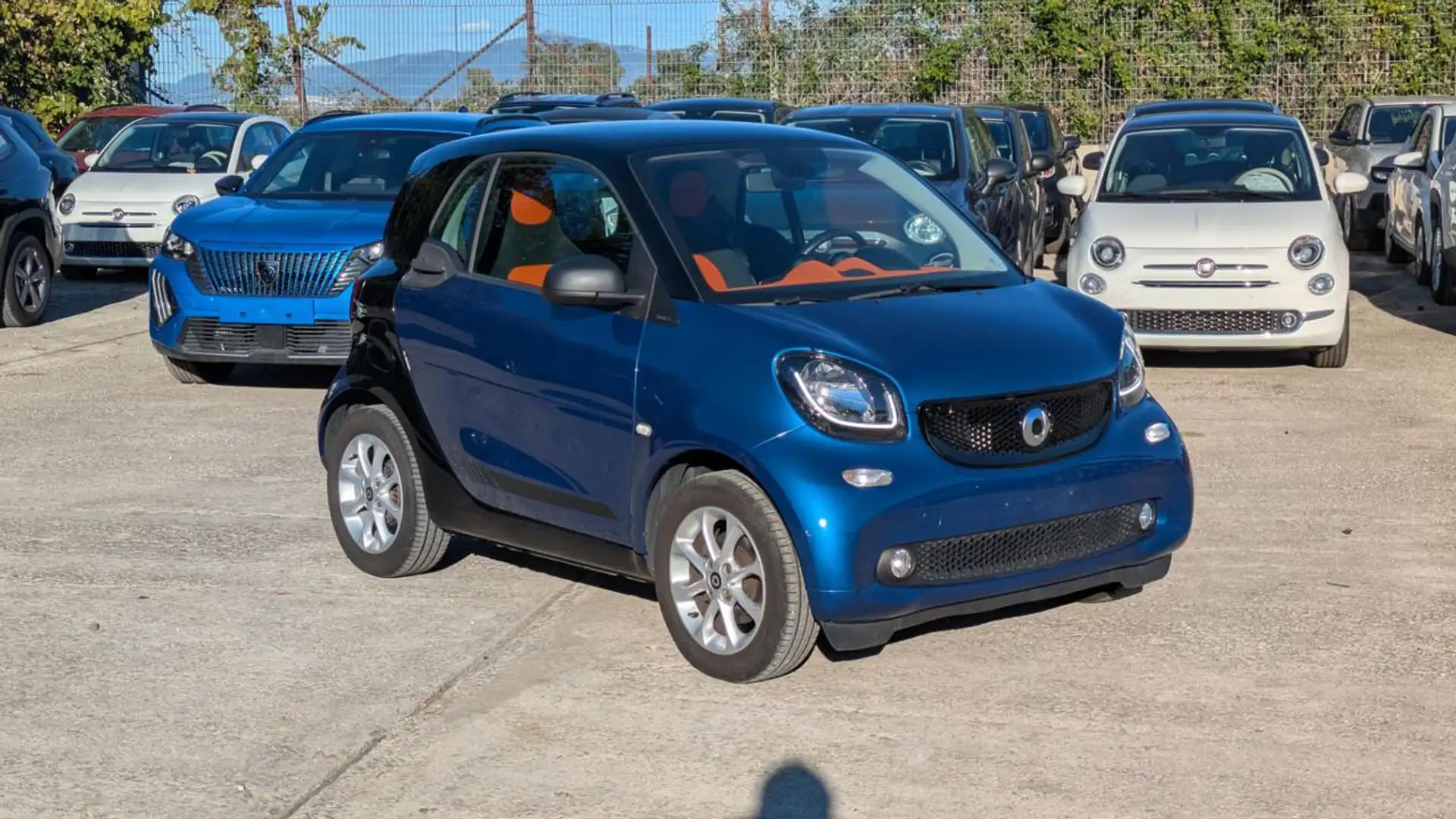 smart forTwo 1.0cc 71cv TETTO PANORAMA CRUISE CONTROL Blu/Azzurro - 2