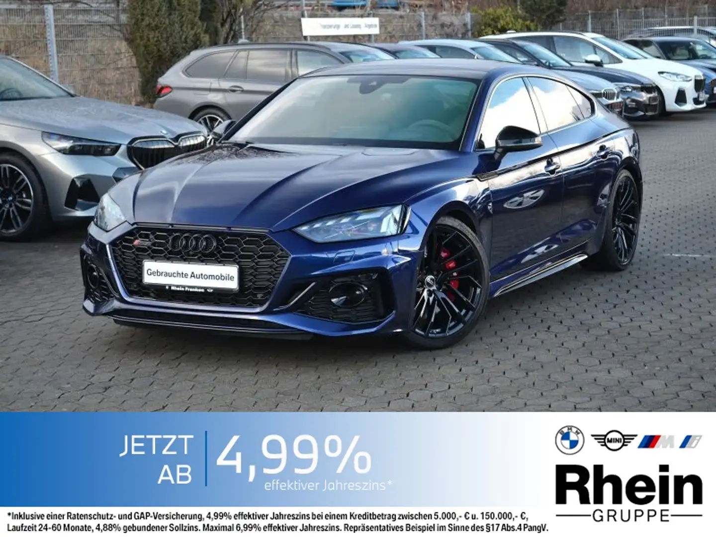 Audi RS5 Sportback Matrix.RS-AGA.280 Km/h.HuD.B&O Blauw - 1