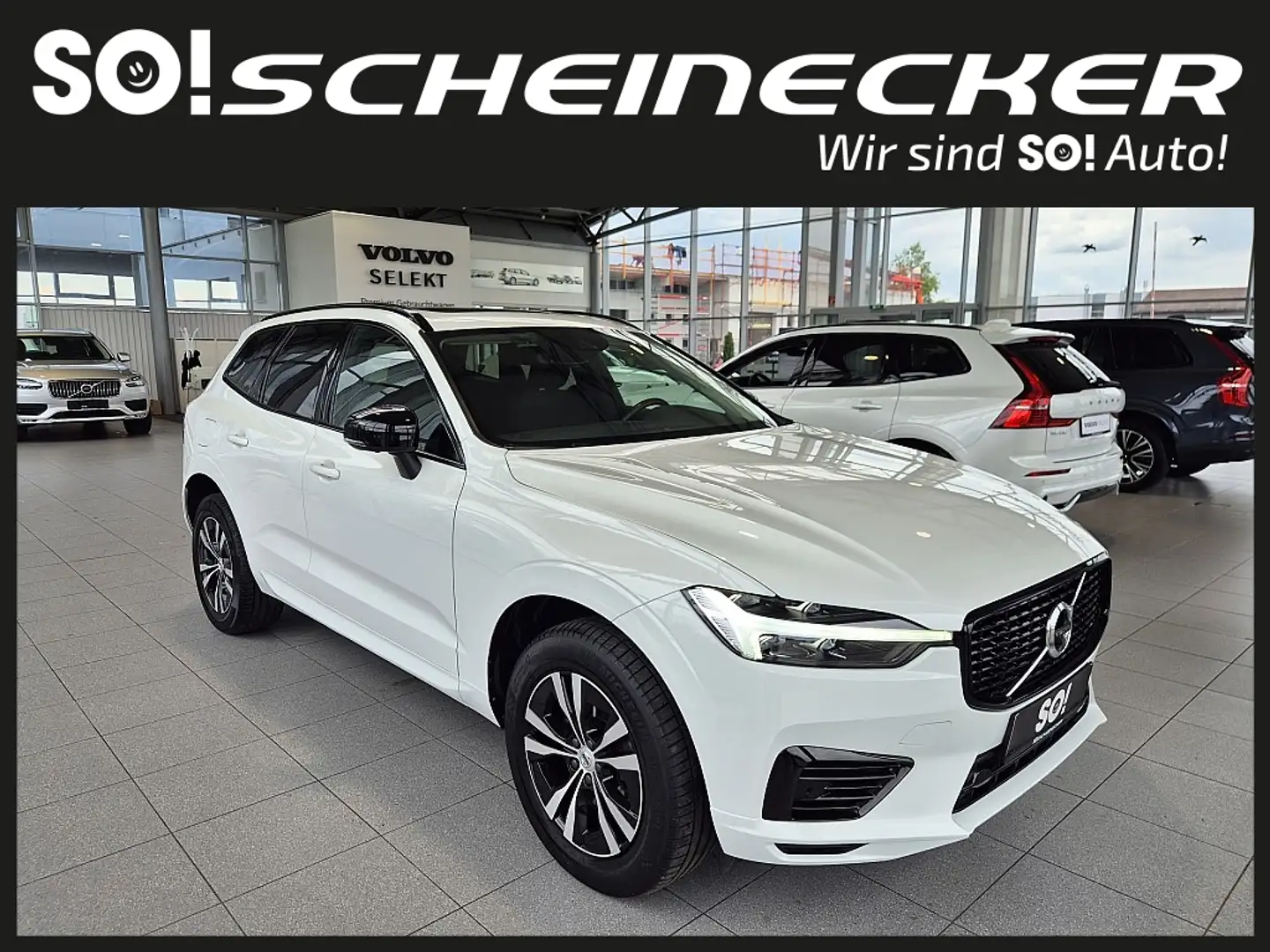 Volvo XC60 T6 AWD Recharge PHEV R-Design Expression Geartr... White - 1