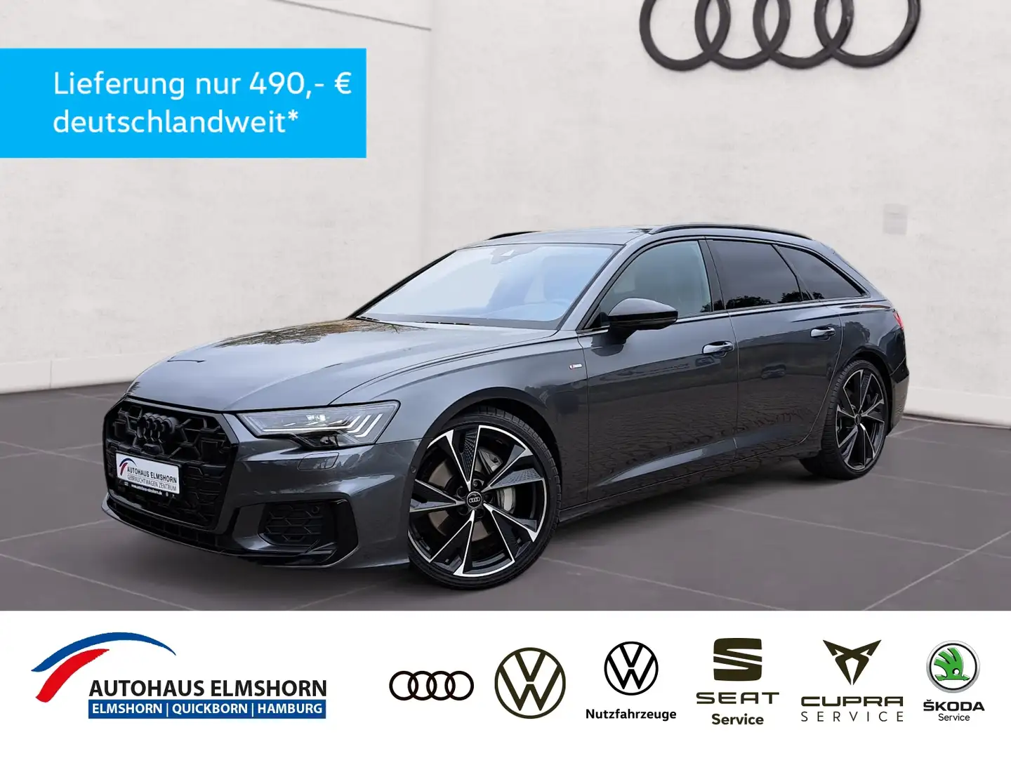 Audi A6 Avant S line 50 TDI quattro tiptr. AHK PANO AIR M Grau - 1