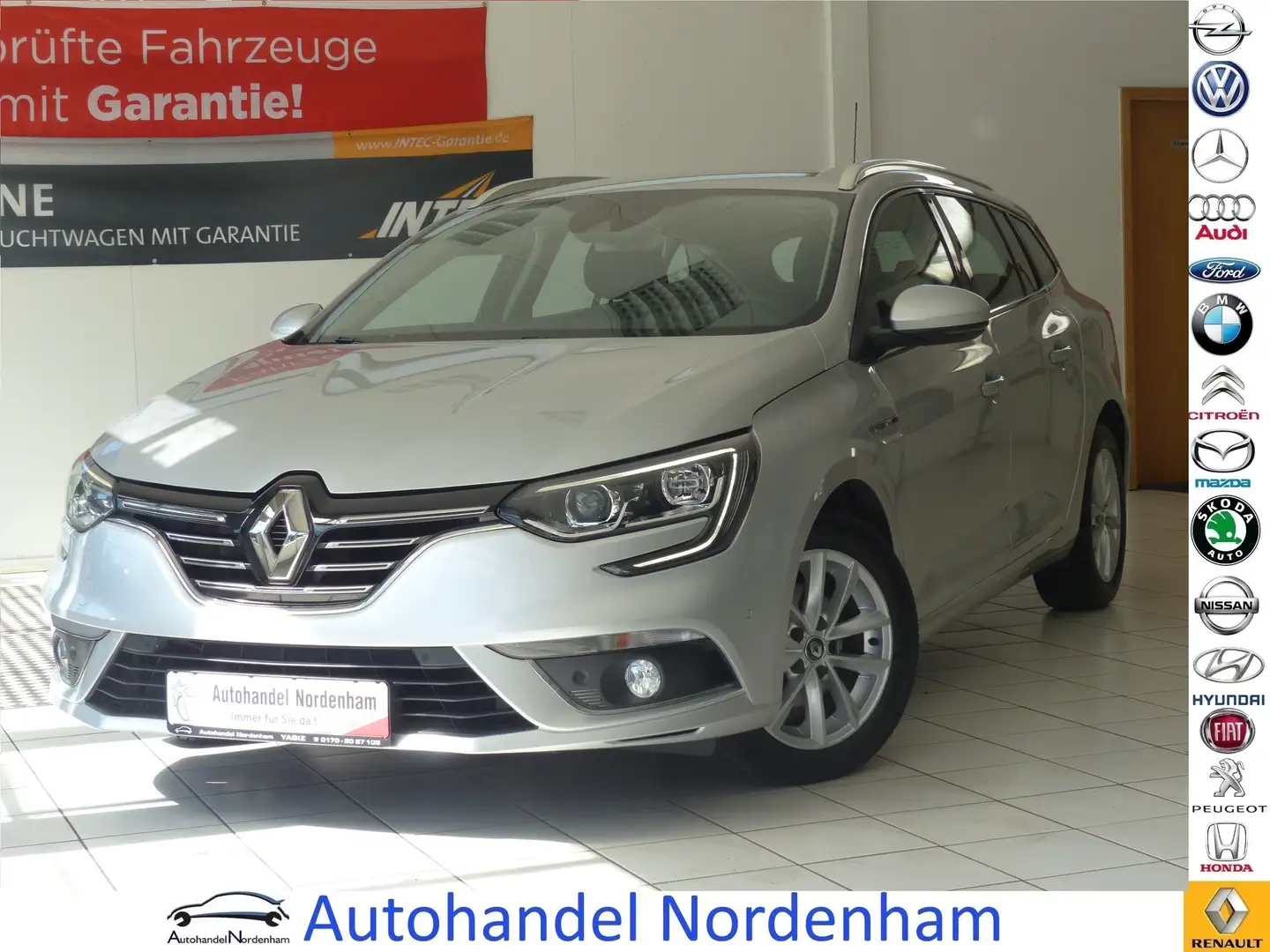 Renault Megane 1.2 Intens*KLIMA*NAVI*TÜV 05/2027* Zilver - 1