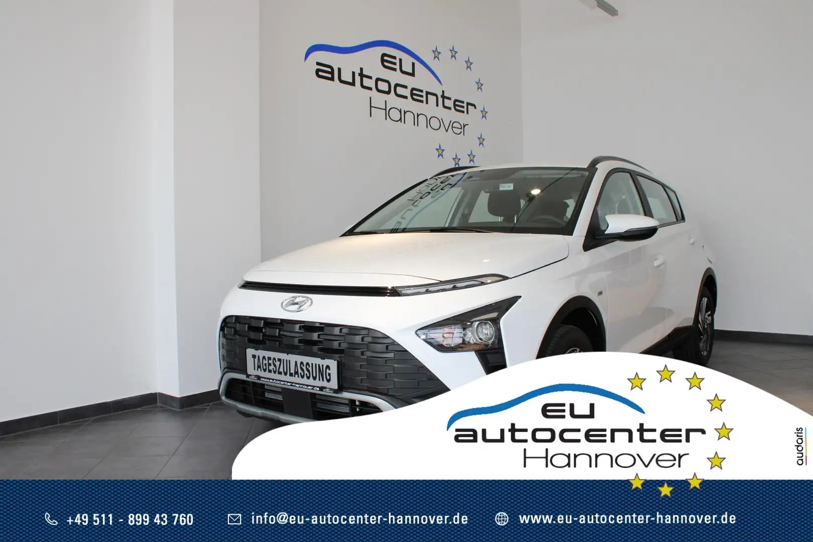Hyundai BAYON 1.0 T-GDI Select M-Hybrid Navi RFK Klima PDC DAB Blanco - 1