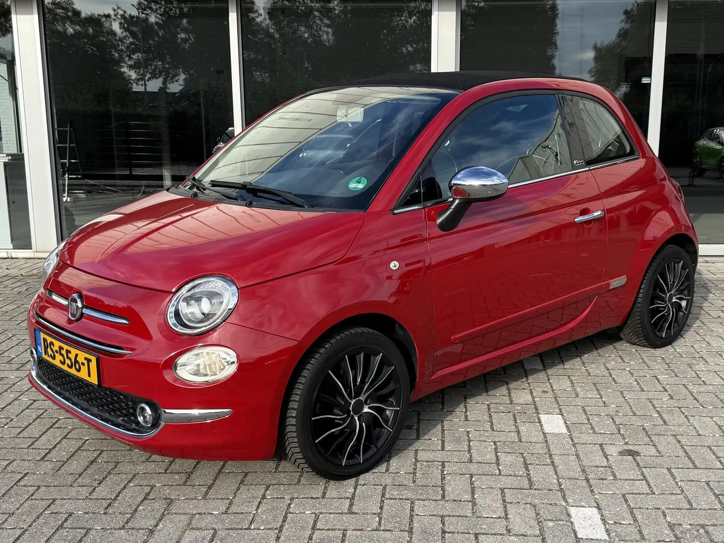 Fiat 500 1.2 Lounge - Cabriolet - 4 cilinder - Navigatie Rouge - 1