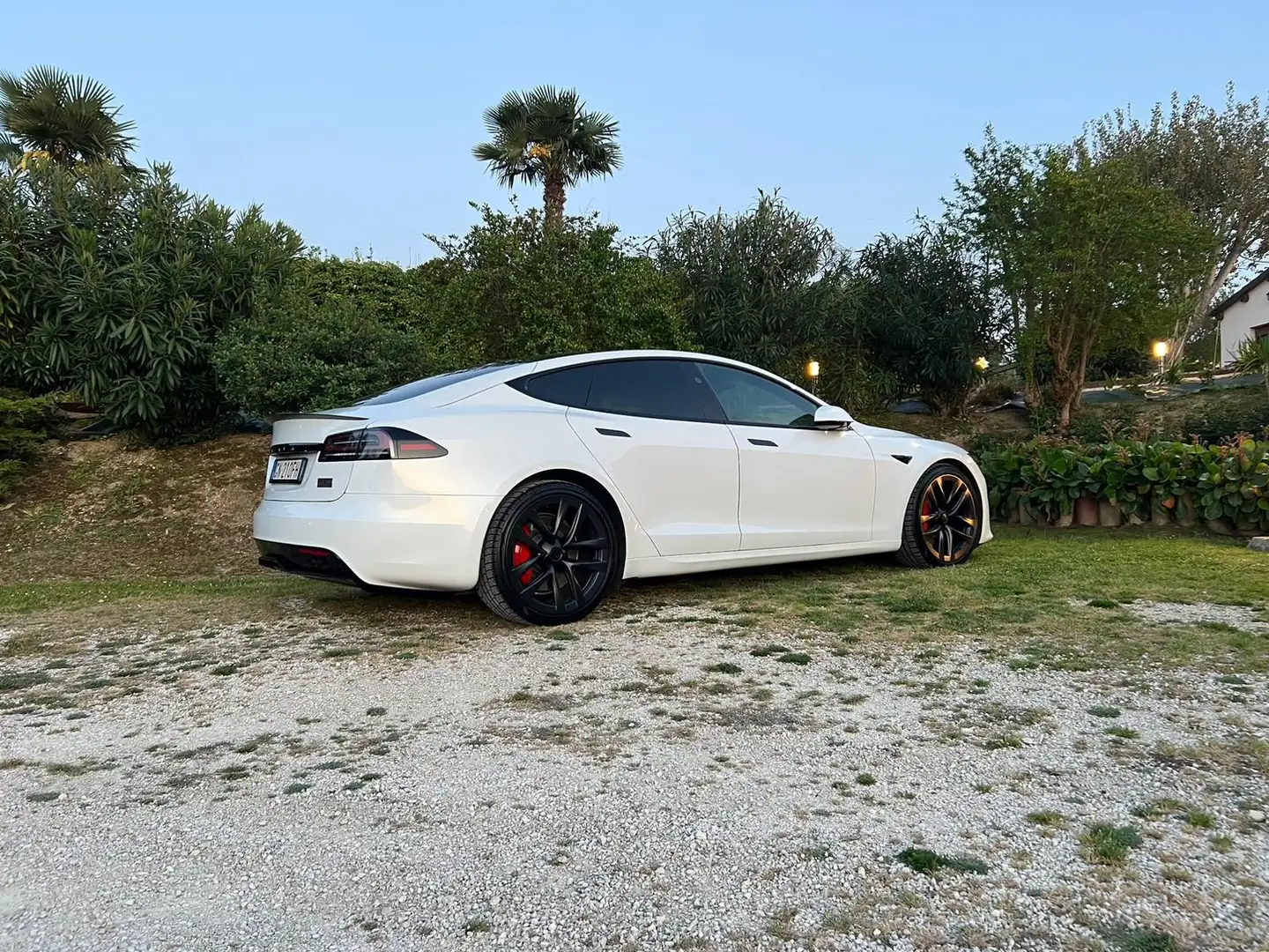 Tesla Model S Model S Plaid Weiß - 1