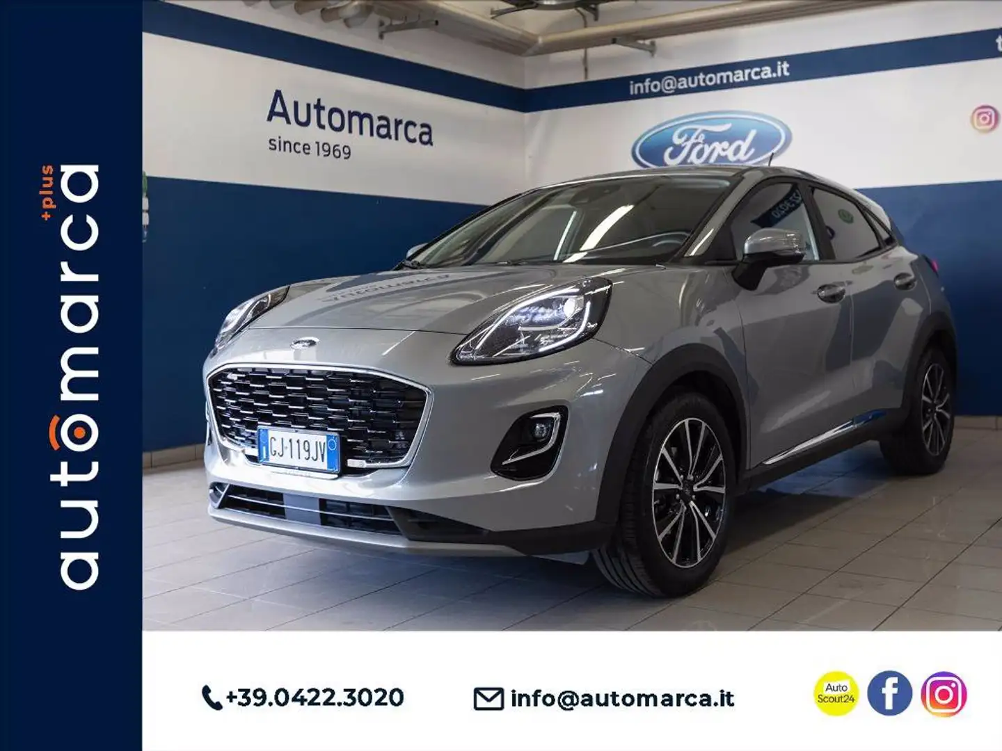 Ford Puma 1.0 ecoboost h Titanium s&s 125cv Grigio - 1