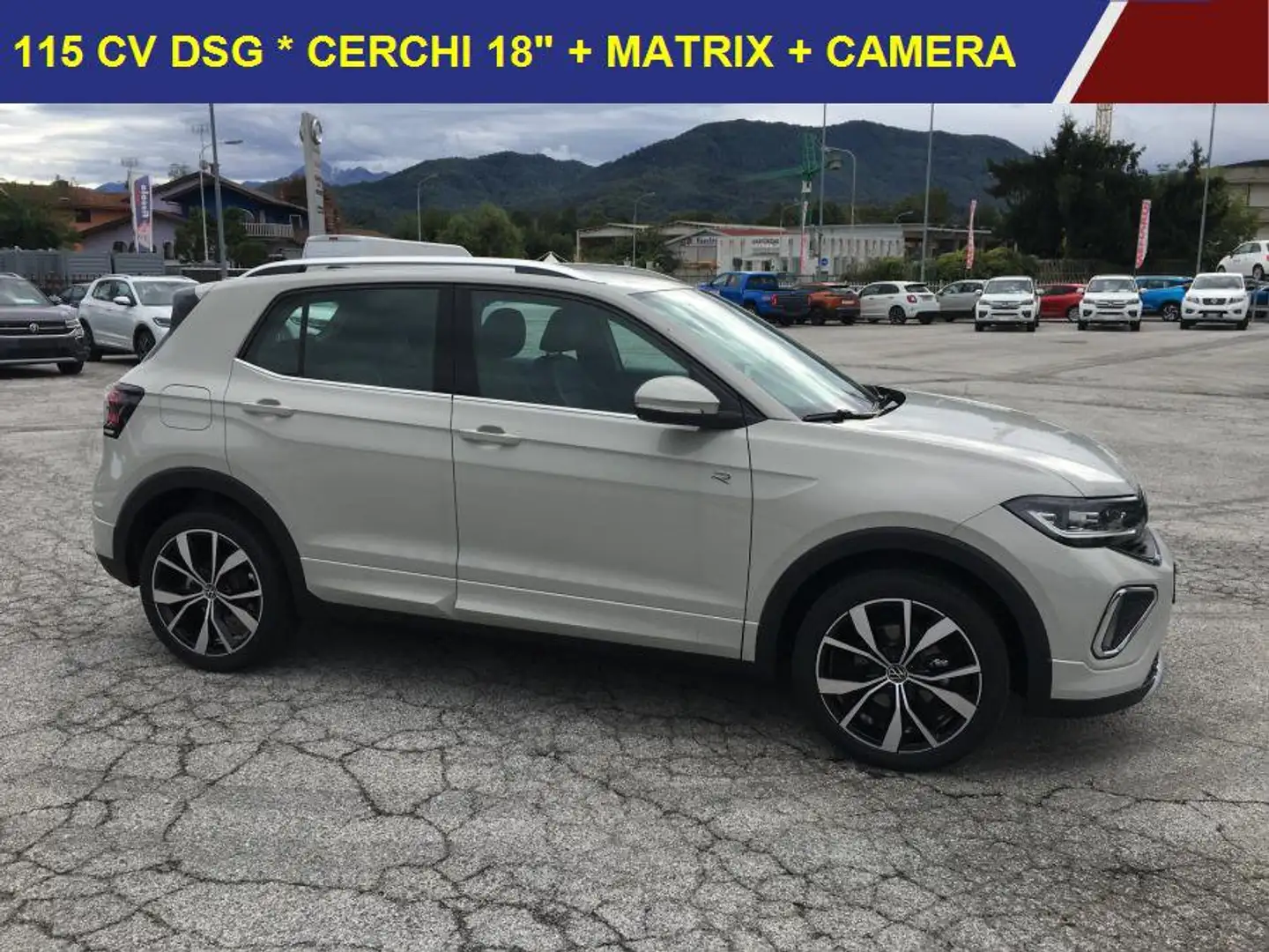 Volkswagen T-Cross 1.0 TSI 115 CV DSG R-Line NUOVA R LINE Grigio - 2